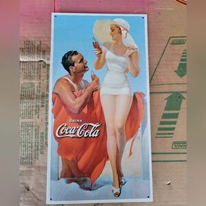 Metal Sign Drink Coca Cola